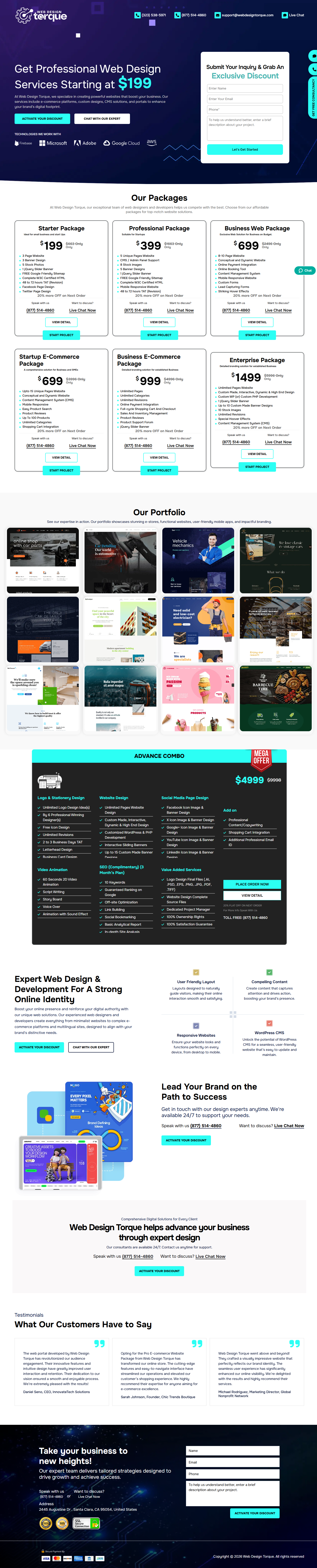 Web Design Example 1